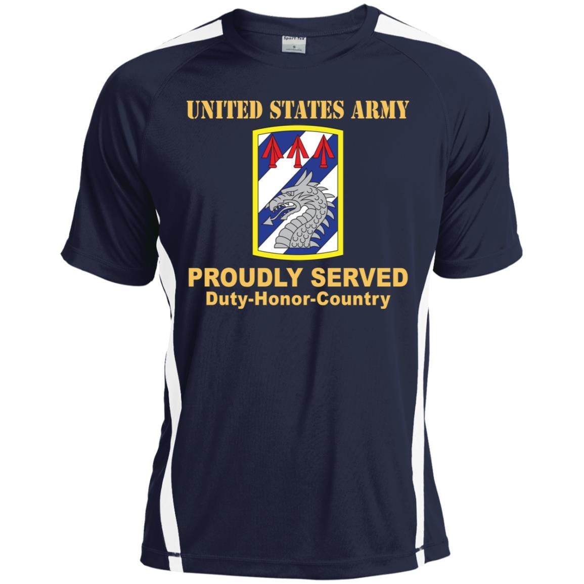 US ARMY 3RD SUSTAINMENT BRIGADE- Proudly Served T-Shirt On Front For Men-TShirt-Army-Veterans Nation
