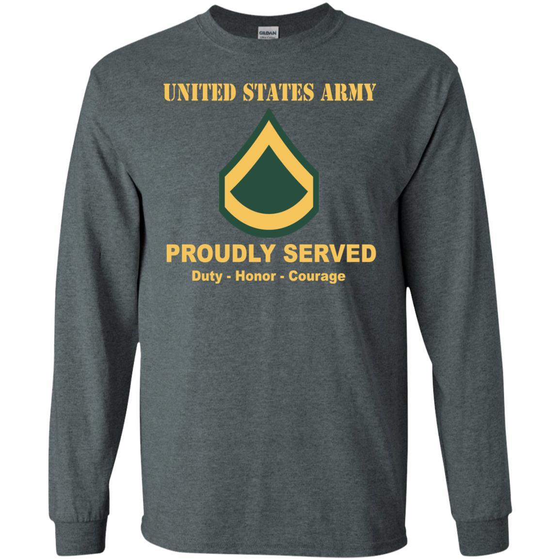 Army E-3 PFC E3 Private First Class Ranks Men Front Shirt US Army Rank-TShirt-Army-Veterans Nation