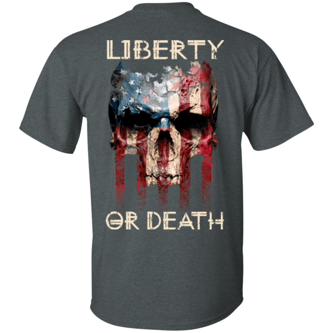 Military T-Shirt "Liberty Or Death"-TShirt-General-Veterans Nation