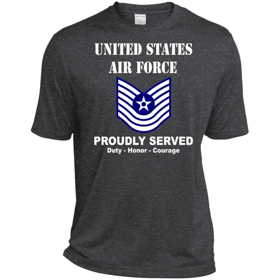 US Air Force E-7 Old Style E7 Noncommissioned Officer Ranks Sport-Tek Tall Pullover Hoodie - T-Shirt-TShirt-USAF-Veterans Nation