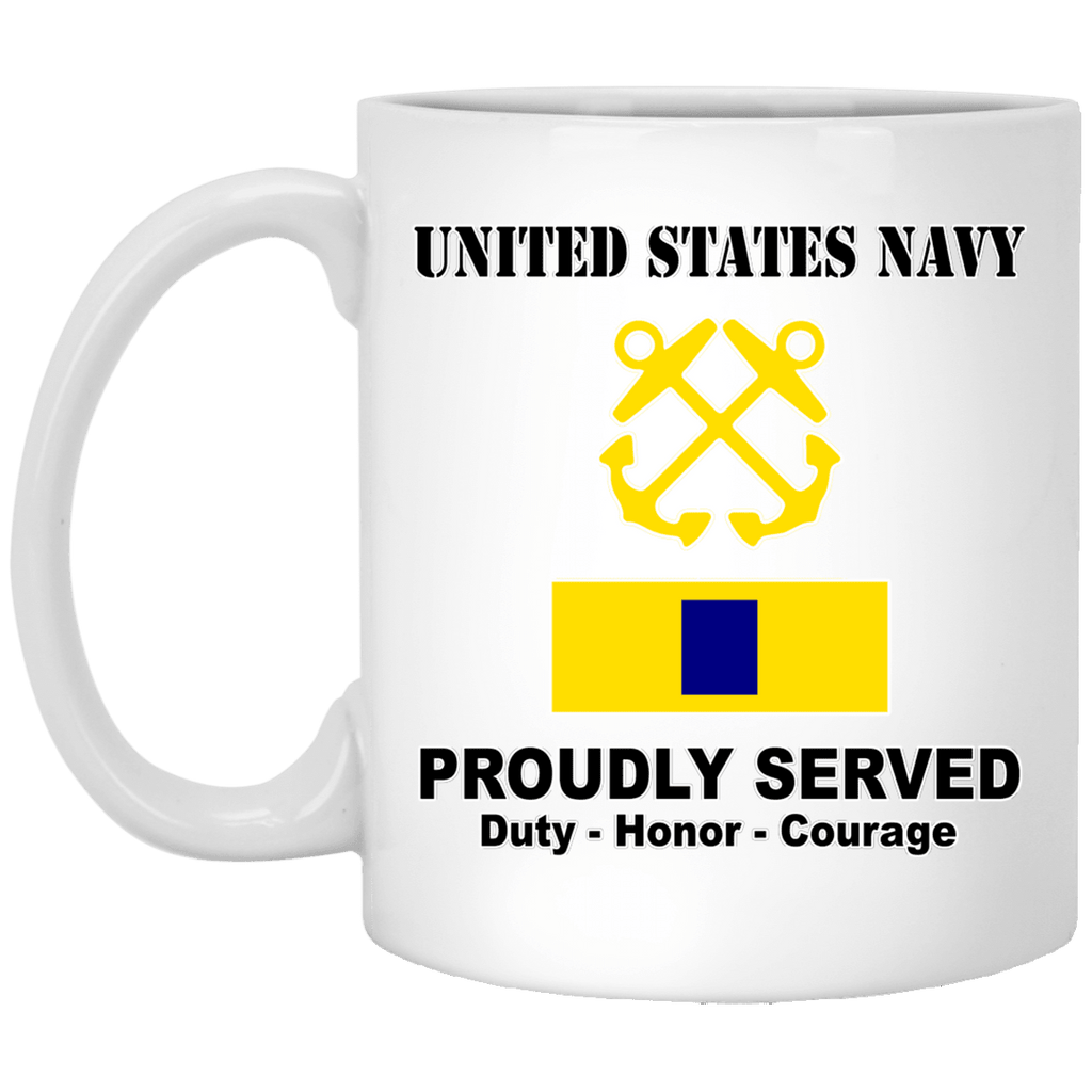 US Navy W-4 Chief Warrant Officer 4 W4 CW4 Warrant Officer Ranks T shirt White Coffee Mug - Stainless Travel Mug-Mug-Navy-Officer-Veterans Nation