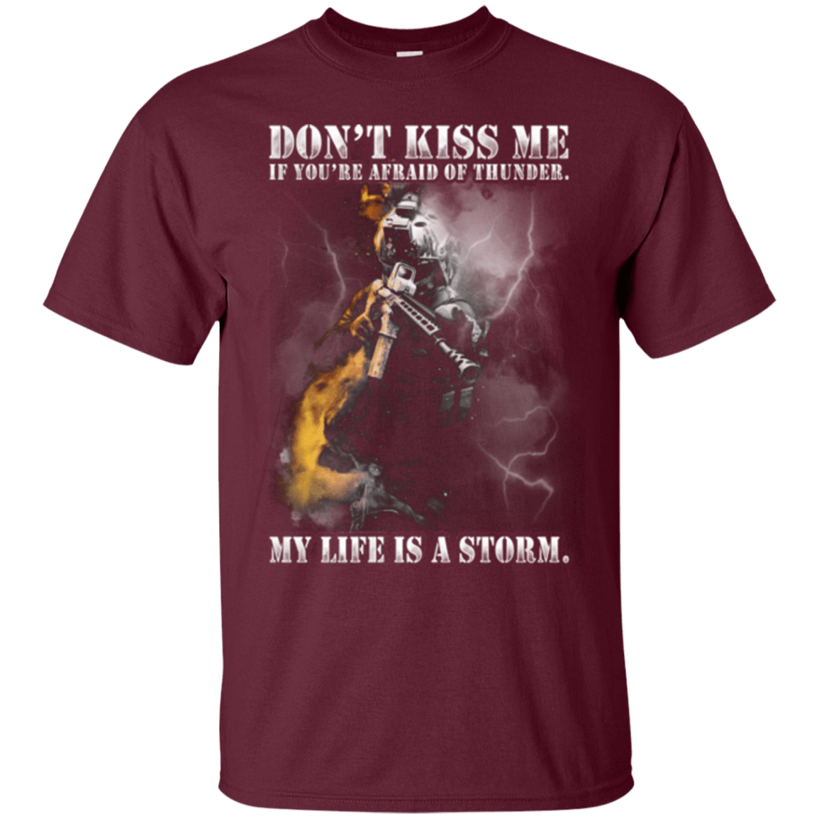 Military T-Shirt "My Life Is Storm Veteran"-TShirt-General-Veterans Nation