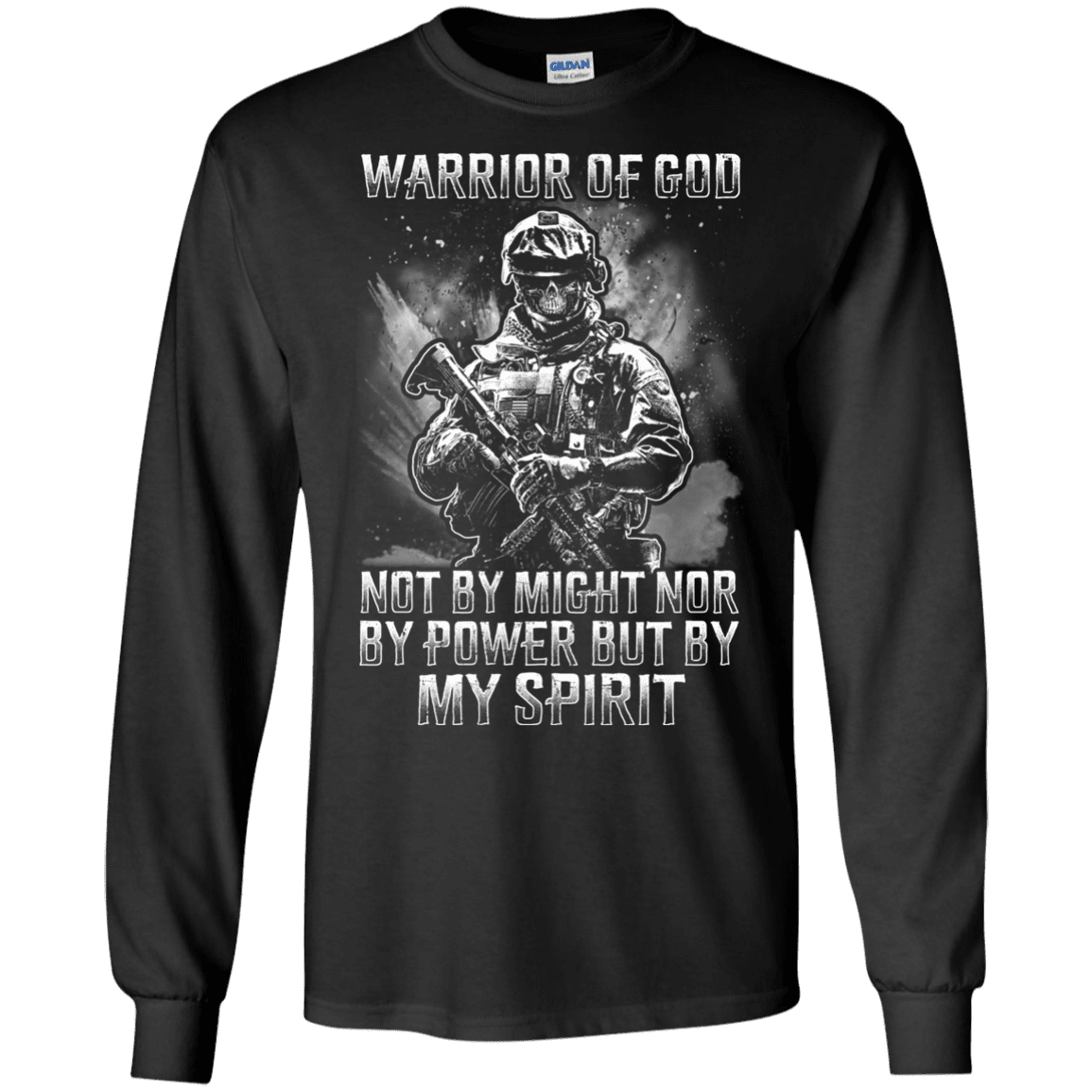Military T-Shirt "Warrior Of God"-TShirt-General-Veterans Nation