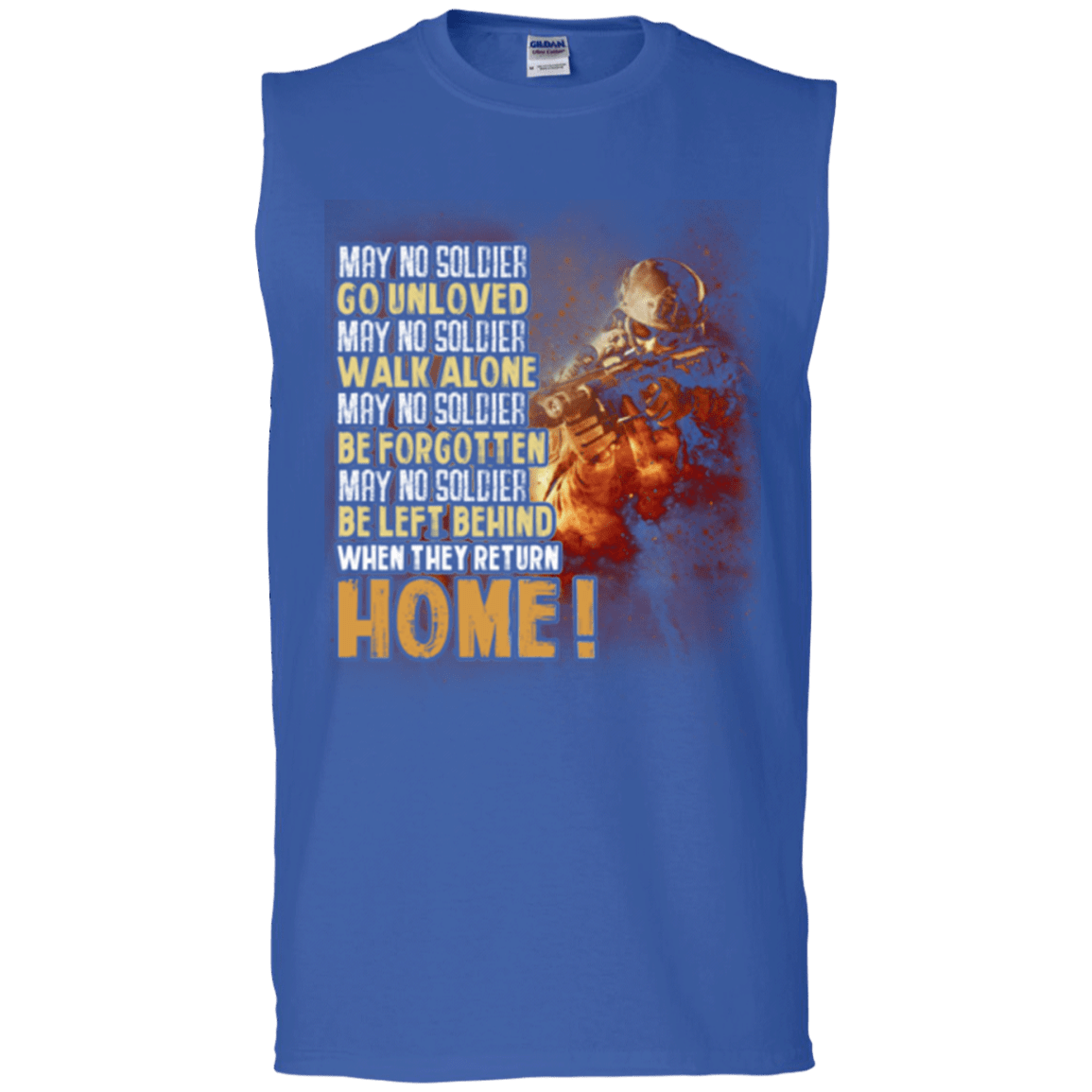 Military T-Shirt "Go Unloved, Walk Alone, Be Forgotten, Be Left Behind, Home"-TShirt-General-Veterans Nation