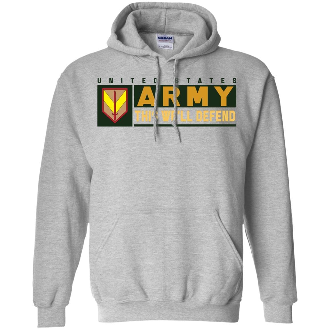US Army 1ST SUSTAINMENT- This We'll Defend T-Shirt On Front For Men-TShirt-Army-Veterans Nation