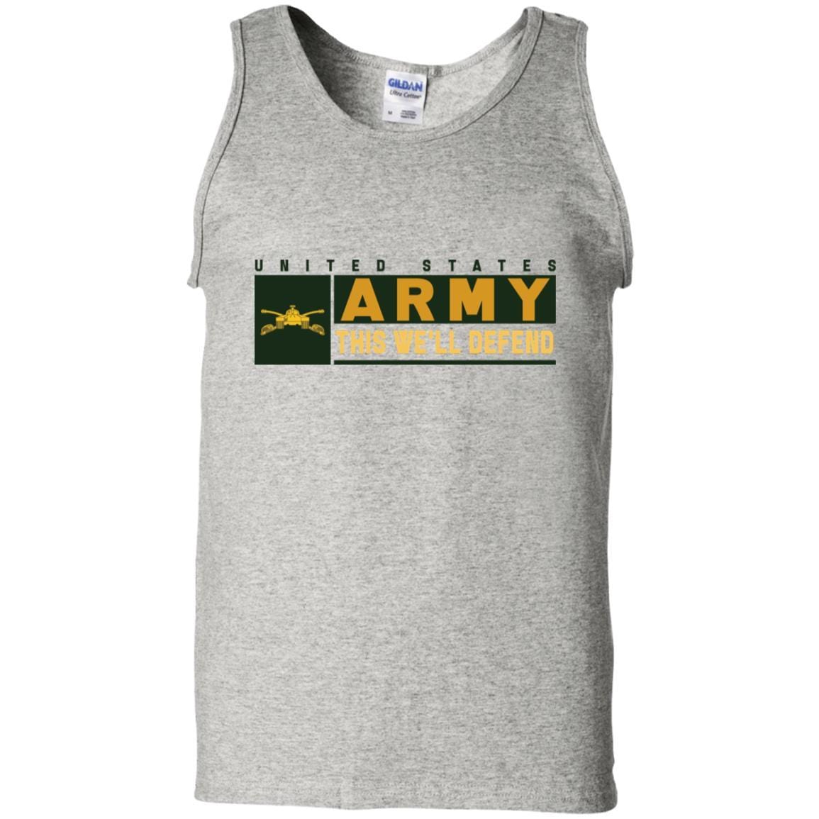 U.S Army Armor Branch- This We'll Defend T-Shirt On Front For Men-TShirt-Army-Veterans Nation