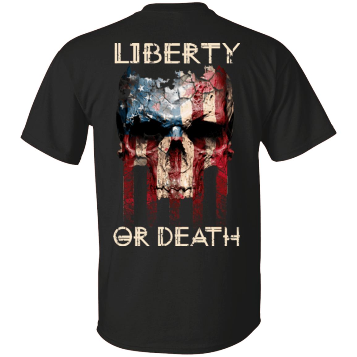 Military T-Shirt "Liberty Or Death"-TShirt-General-Veterans Nation