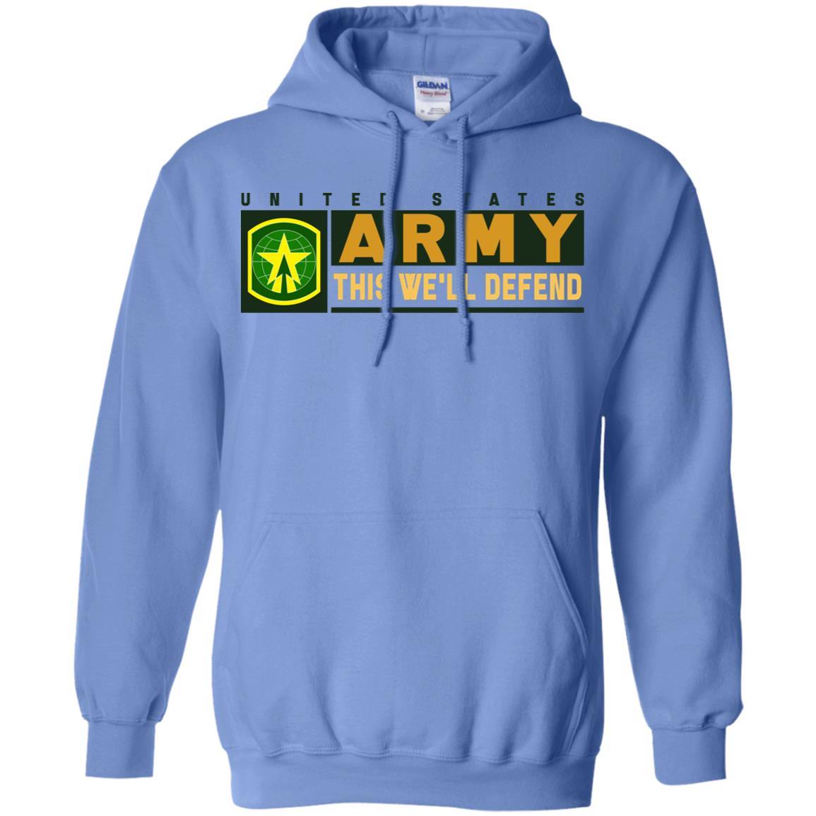 US Army 16TH MILITARY POLICE BRIGADE- This We'll Defend T-Shirt On Front For Men-TShirt-Army-Veterans Nation