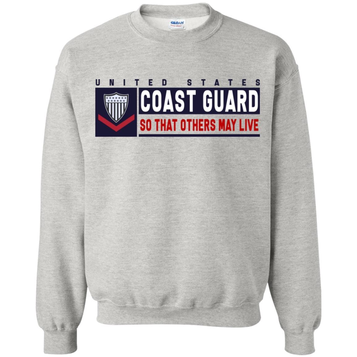 US Coast Guard E-4 Petty Officer Third Class E4 PO3 So That Others May Live Long Sleeve - Pullover Hoodie-TShirt-USCG-Veterans Nation