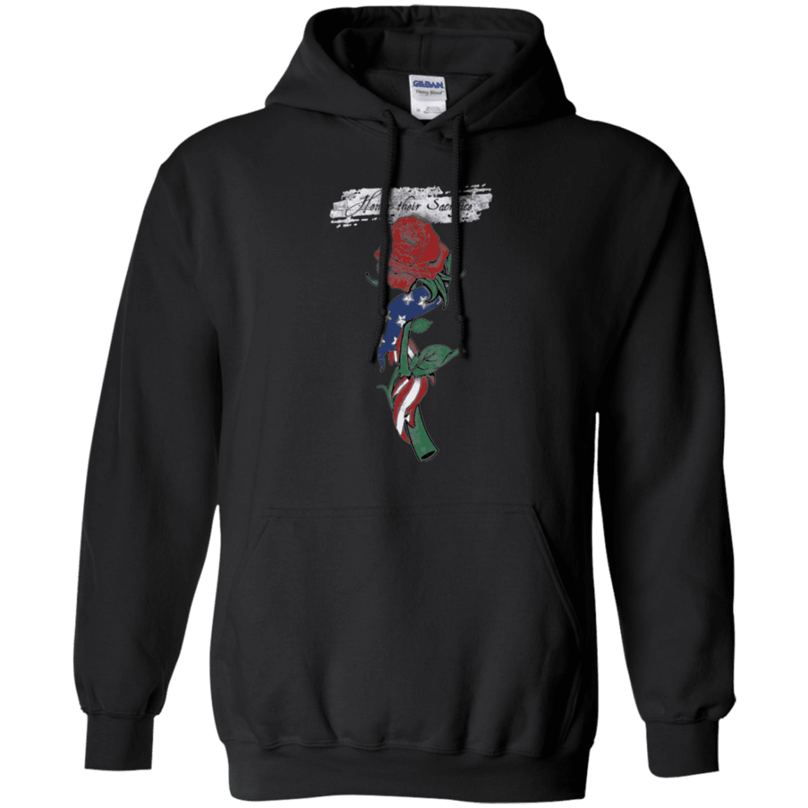 Military T-Shirt "Honor Their Sacrifice"-TShirt-General-Veterans Nation
