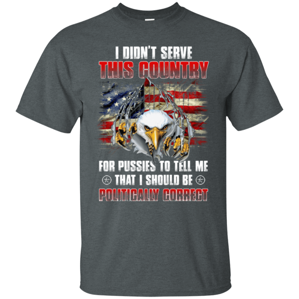 Military T-Shirt "I DIDN'T SERVE THIS COUNTRY"-TShirt-General-Veterans Nation
