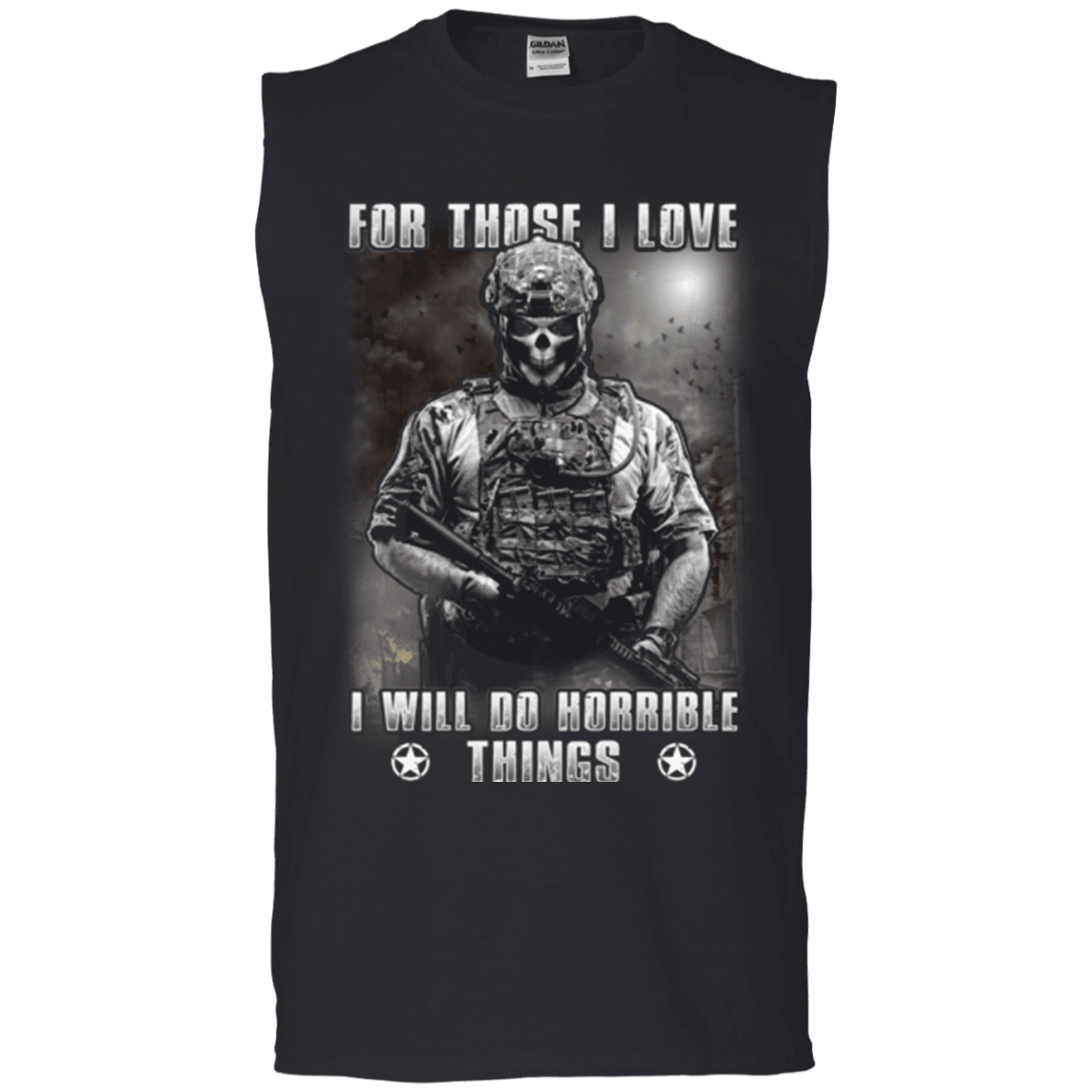 Military T-Shirt "FOR THOSE I LOVE VETERAN"-TShirt-General-Veterans Nation