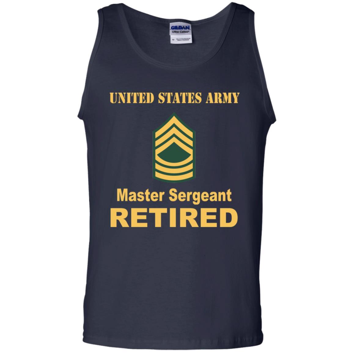 US Army E-8 Master Sergeant E8 MSG Noncommissioned Officer Retired Men T Shirt On Front-TShirt-Army-Veterans Nation