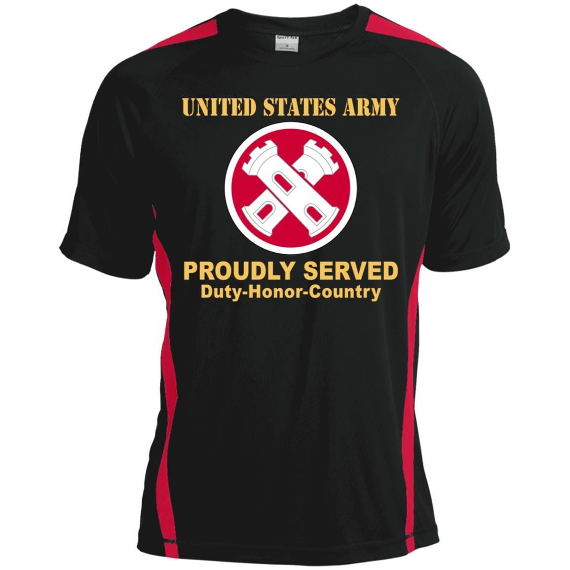 Military T-Shirt "16TH ENGINEER BRIGADE- Proudly Served On" Front For Men-TShirt-General-Veterans Nation