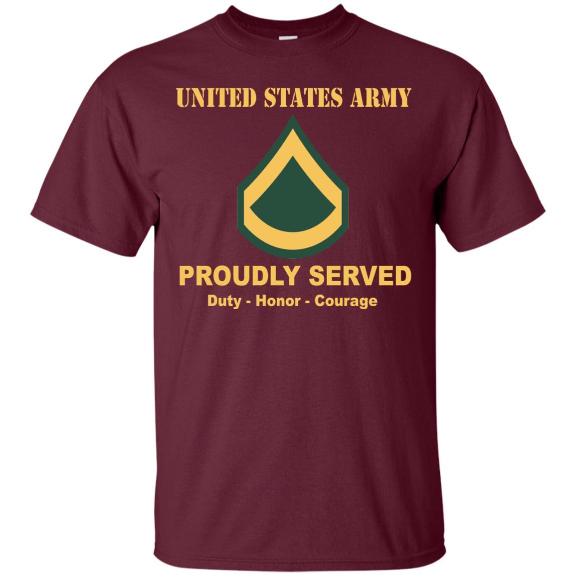 Army E-3 PFC E3 Private First Class Ranks Men Front Shirt US Army Rank-TShirt-Army-Veterans Nation