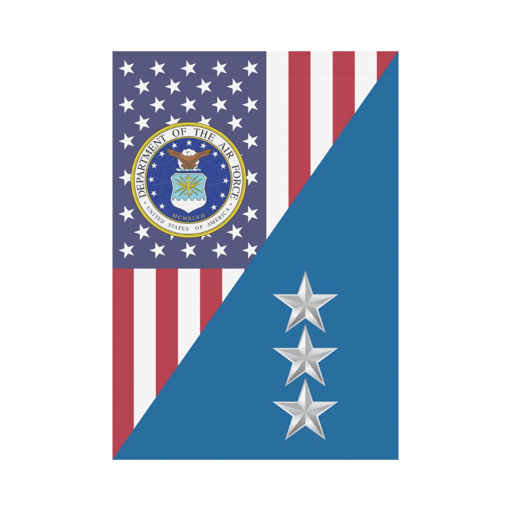 US Air Force O-9 Lieutenant General Lt Ge O9 House Flag 28 inches x 40 inches Twin-Side Printing-HouseFlag-USAF-Ranks-Veterans Nation