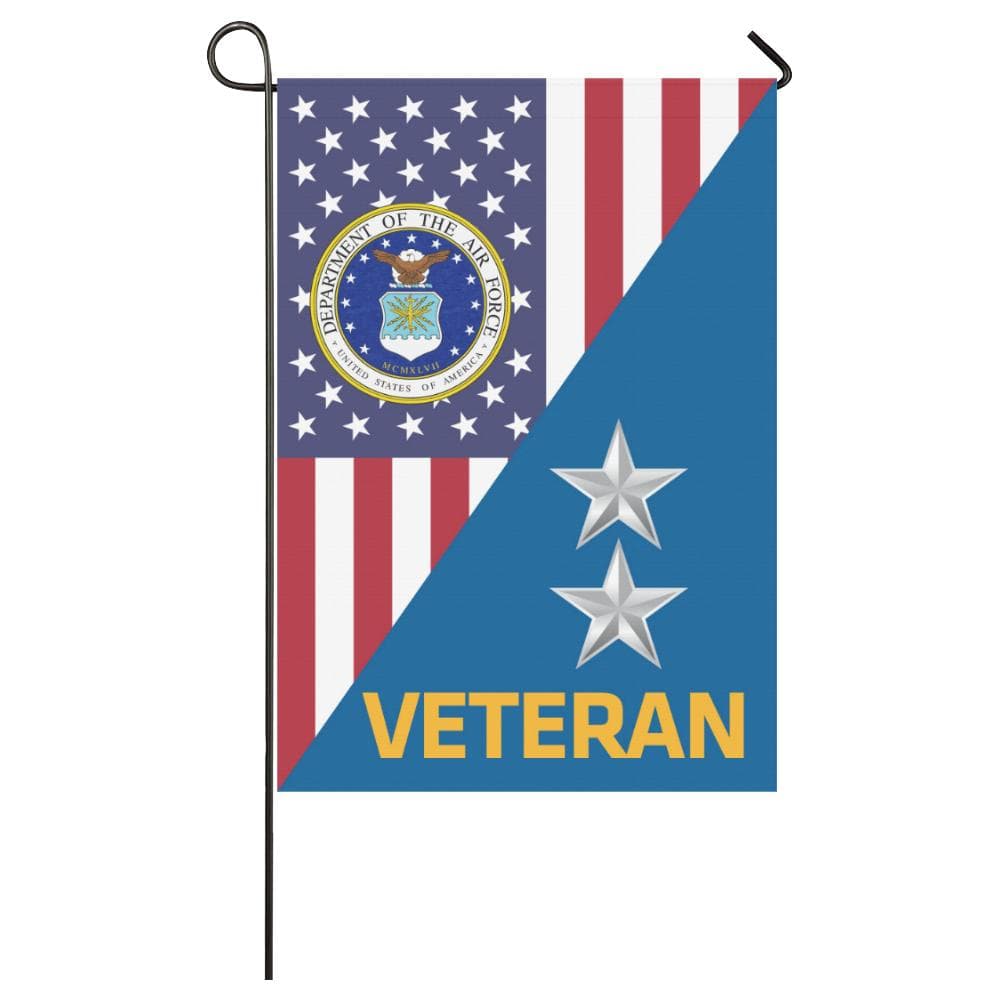 US Air Force O-8 Major General Maj Veteren House Flag 28 inches x 40 inches Twin-Side Printing-HouseFlag-USAF-Ranks-Veterans Nation