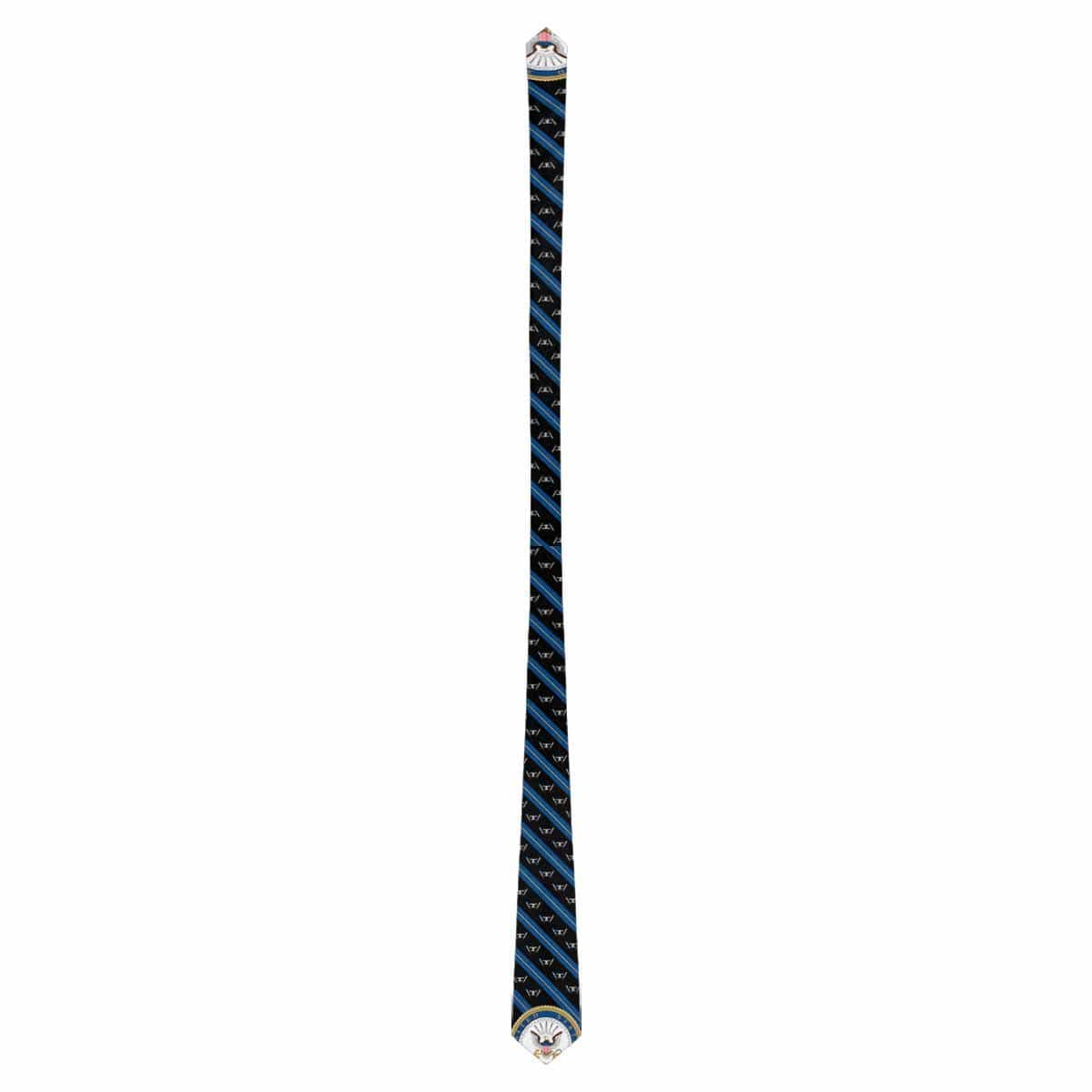 US Navy Fire Controlman Navy FC Classic Necktie (Two Sides)-Necktie-Navvy-Rate-Veterans Nation