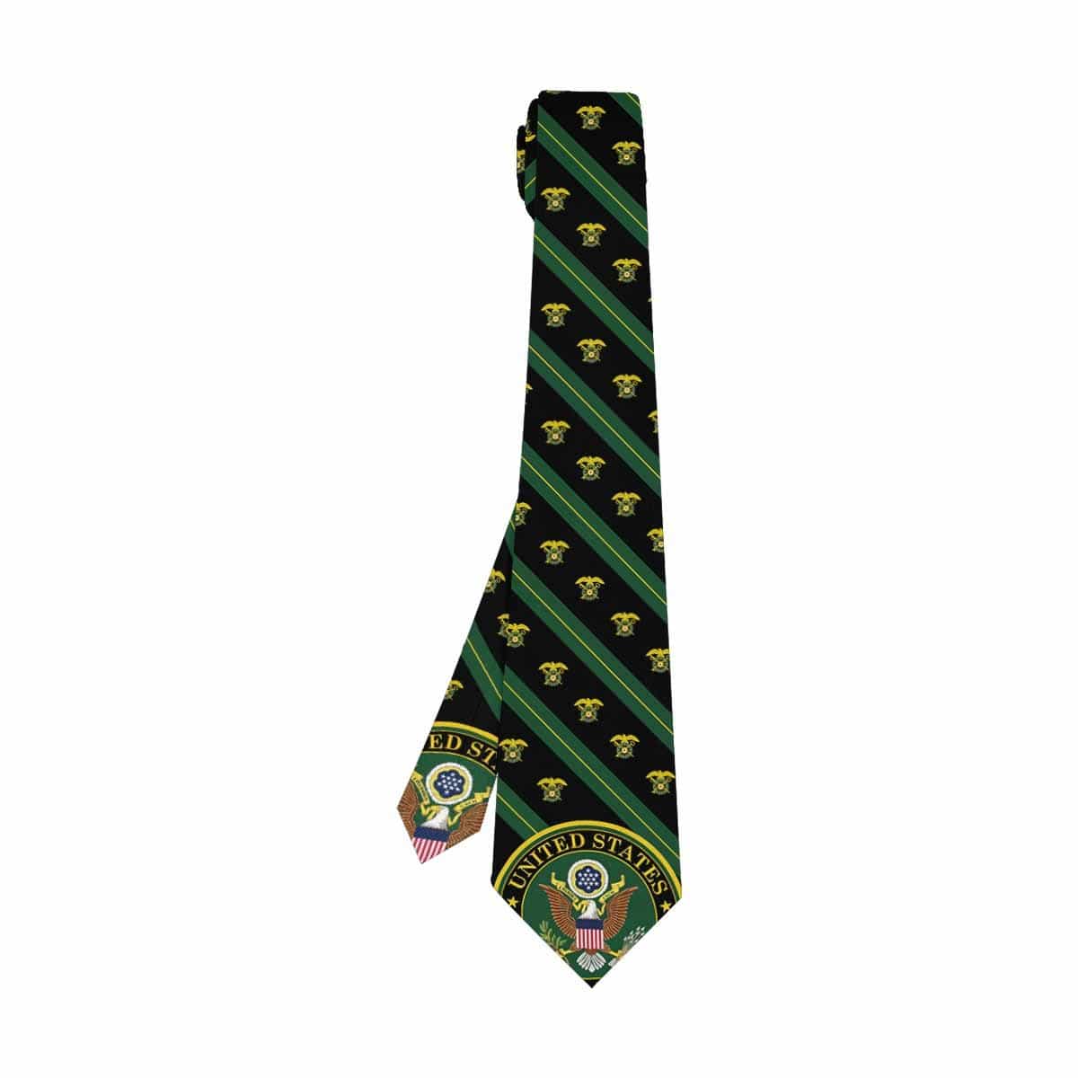 US Army Quartermaster Corps Classic Necktie (Two Sides)-Necktie-Army-Branch-Veterans Nation