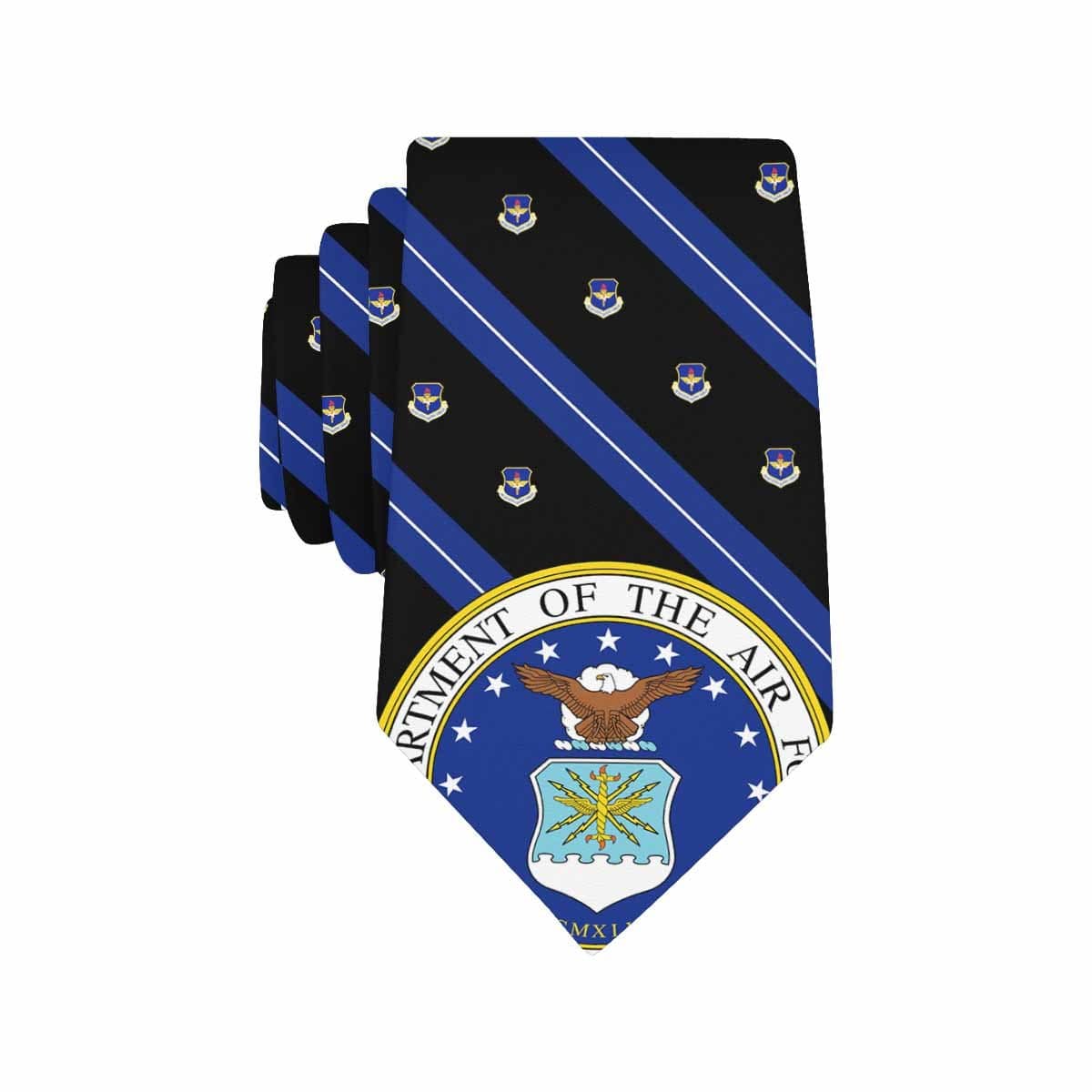 USAF Air Education and Training Command Classic Necktie (Two Sides)-Necktie-USAF-Major-Veterans Nation