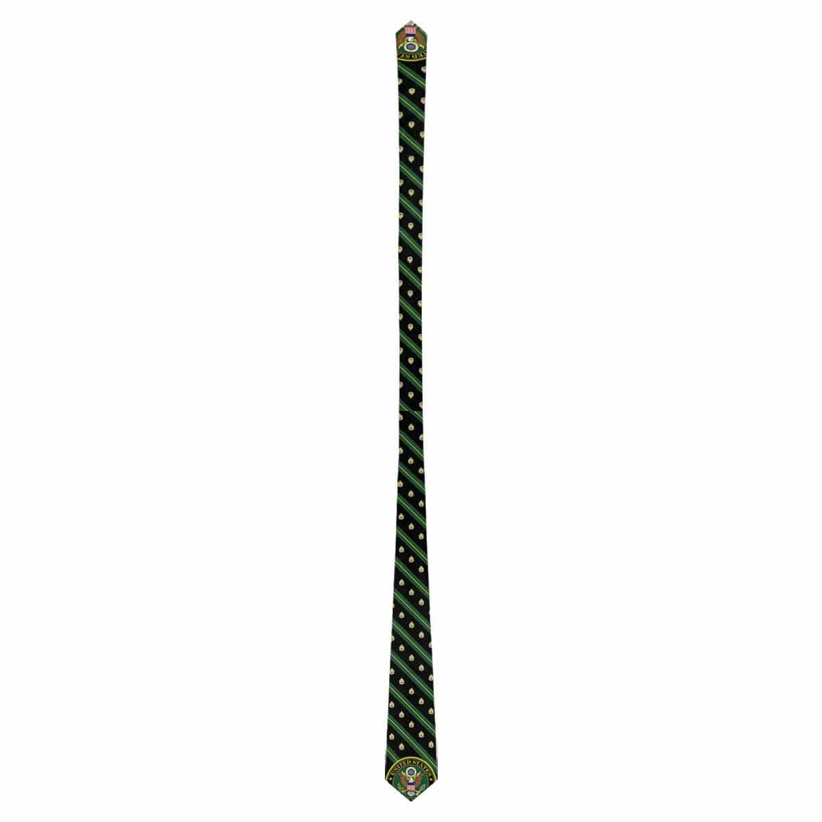 US Army E-6 SSG Classic Necktie (Two Sides)-Necktie-Army-Ranks-Veterans Nation