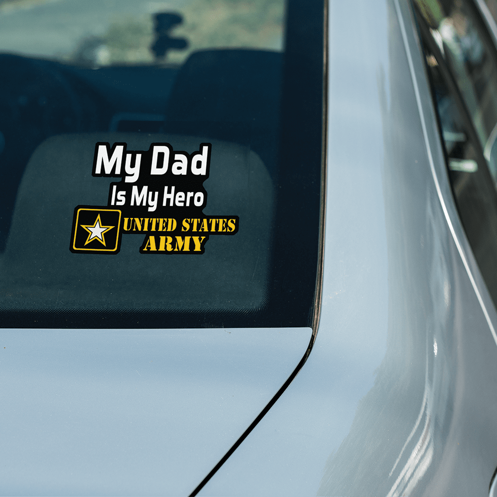 My Family Is My Hero United States Army Standard Sticker-Decal-General-Veterans Nation