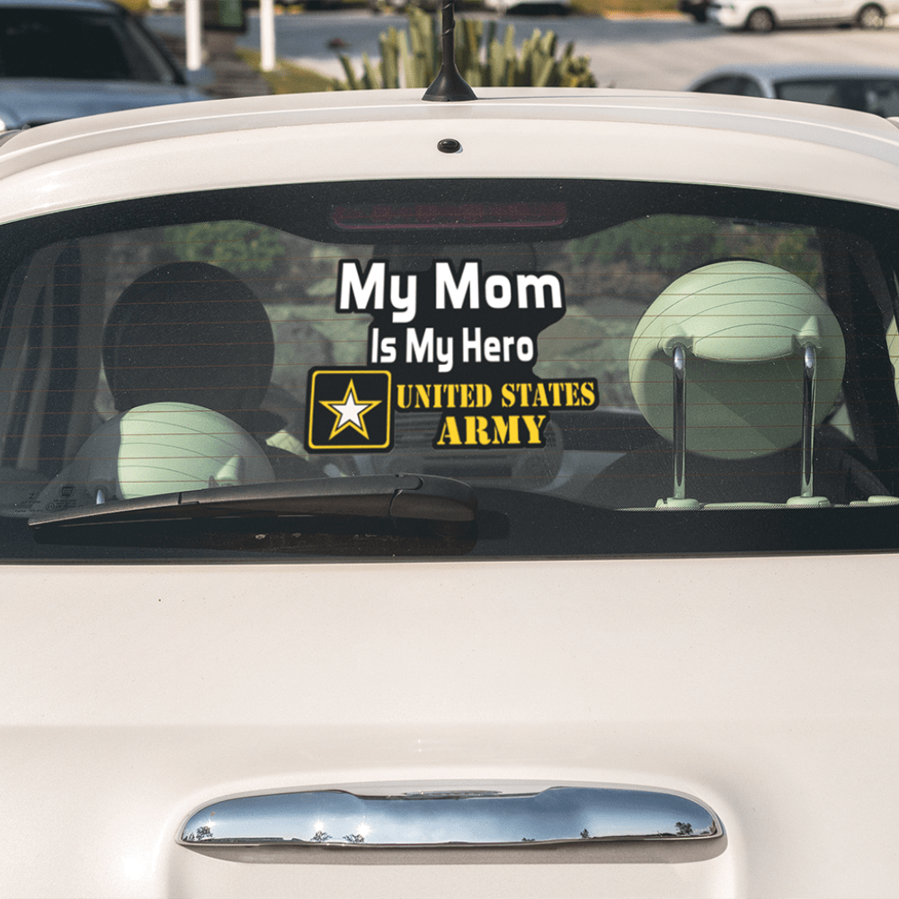 My Family Is My Hero United States Army Standard Sticker-Decal-General-Veterans Nation
