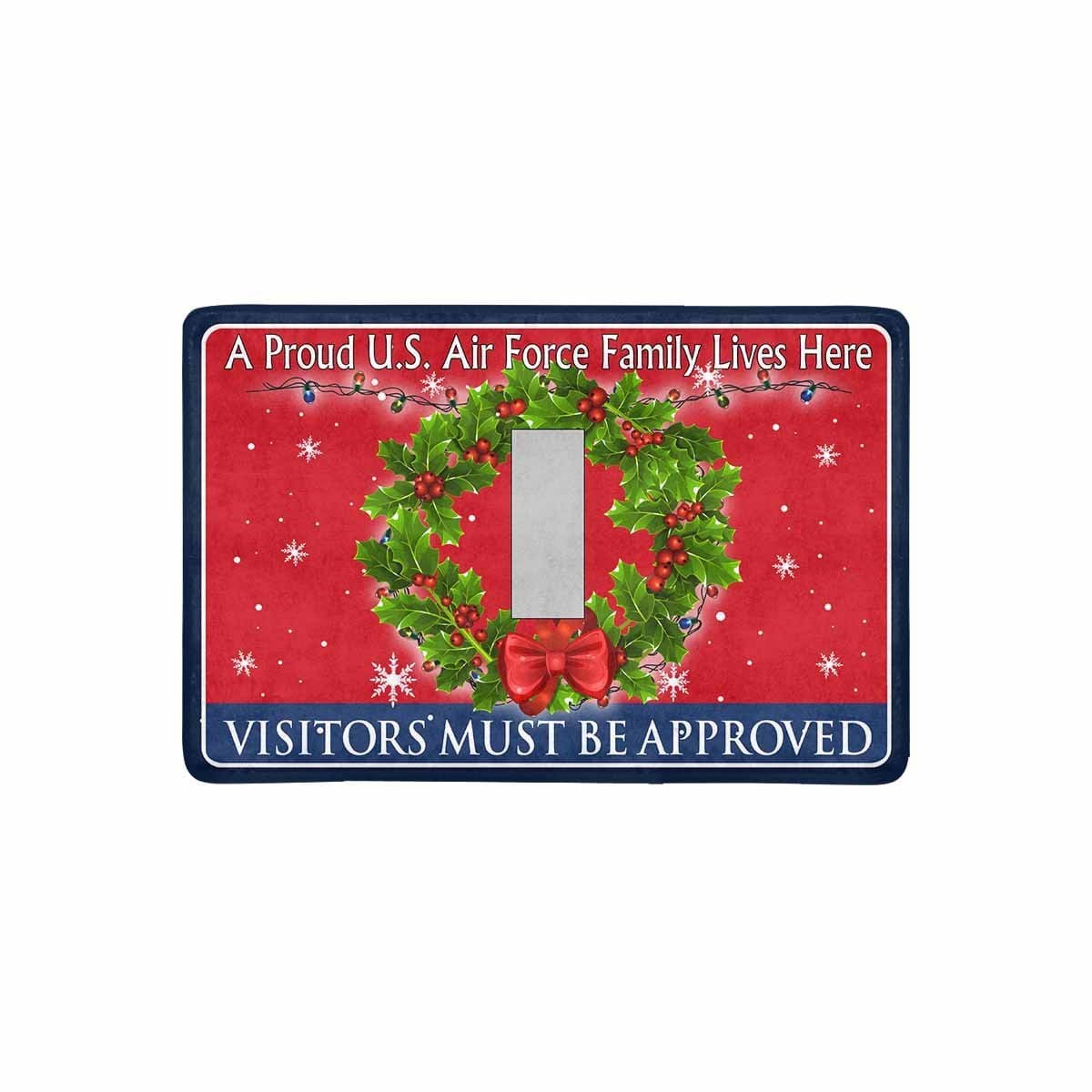 :US Air Force O-2 First Lieutenant 1st L O2 Commissioned Officer Ranks - Visitors must be approved-Doormat-USAF-Ranks-Veterans Nation