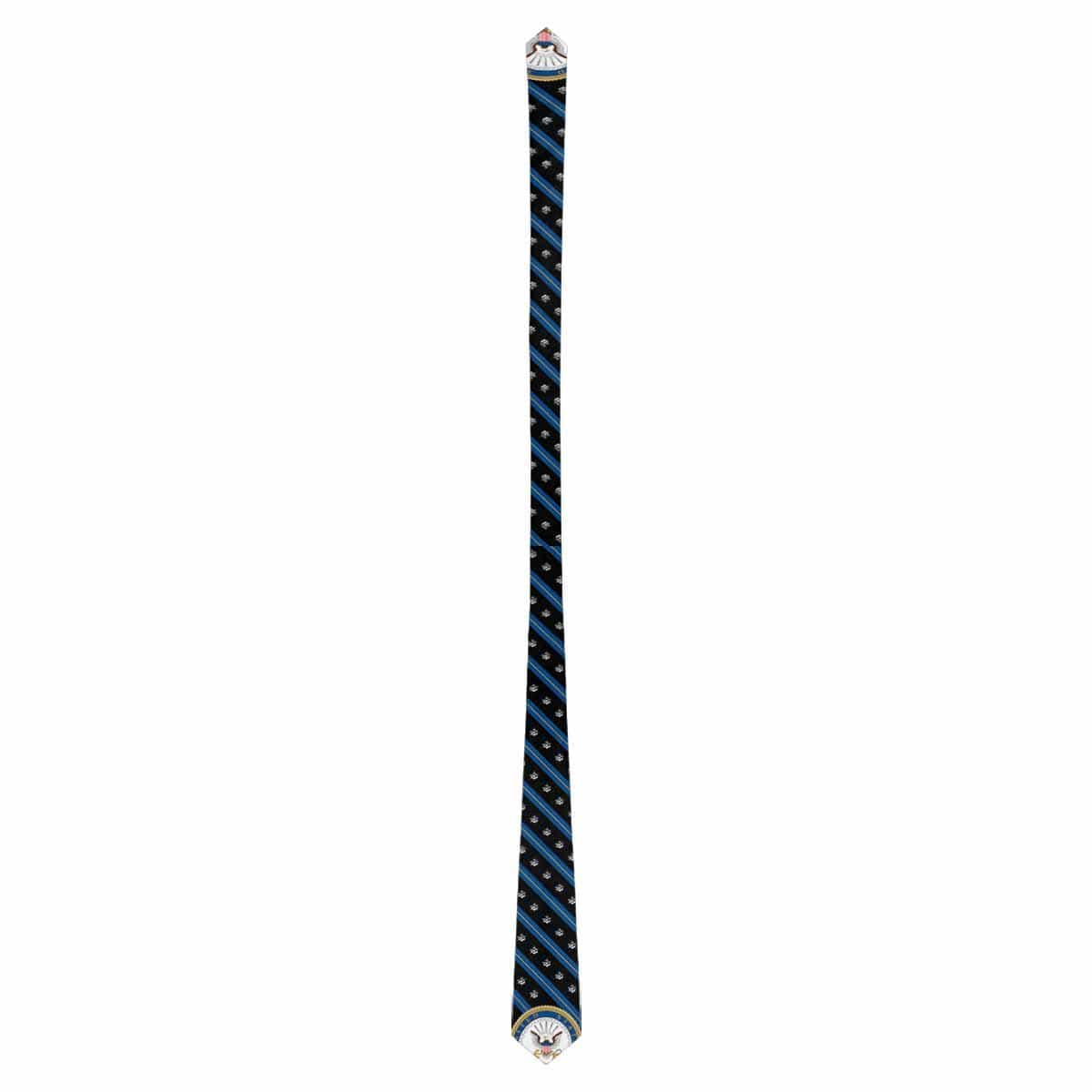 US Navy Special Warfare Boat Operator Navy SB Classic Necktie (Two Sides)-Necktie-Navvy-Rate-Veterans Nation