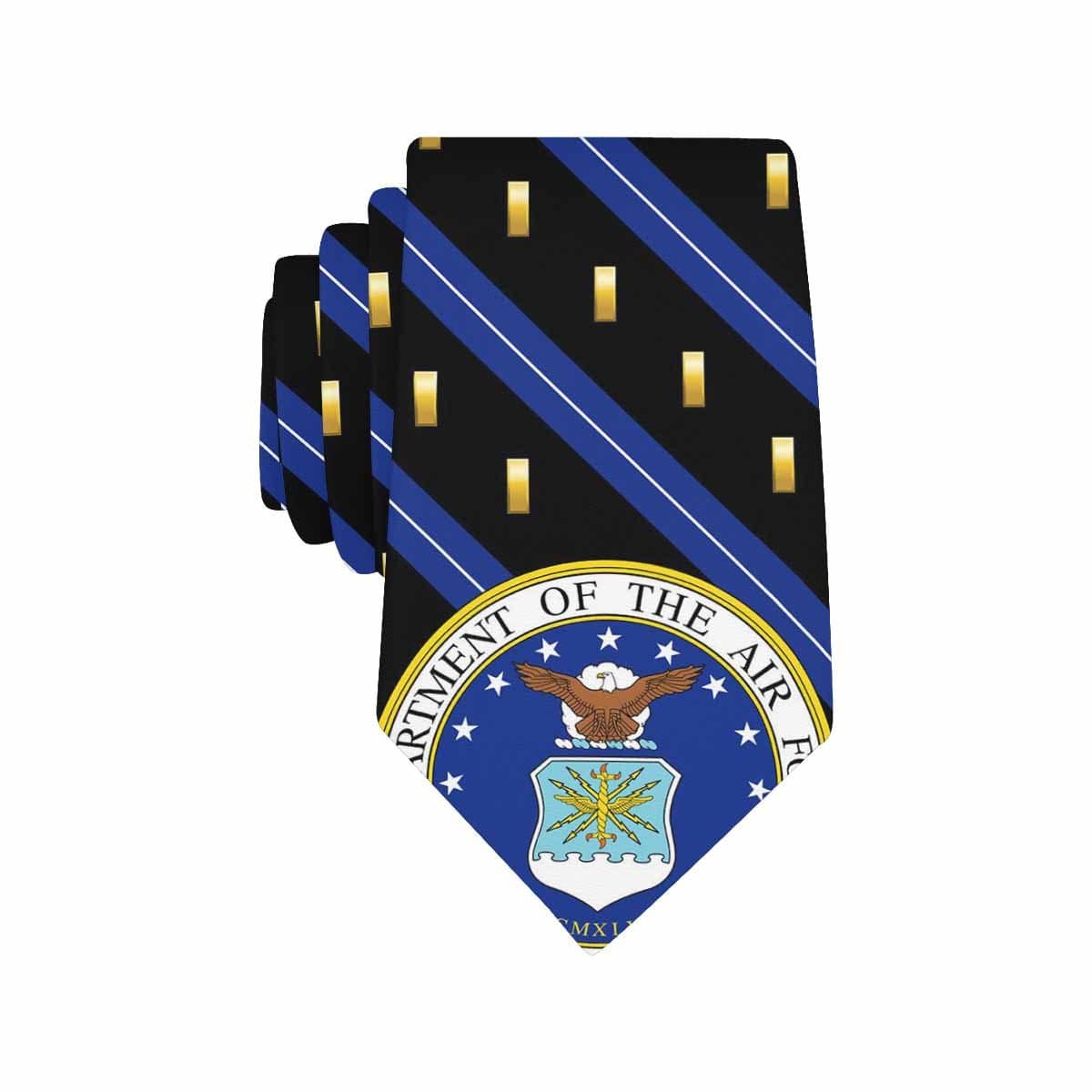 US Air Force O-1 Classic Necktie (Two Sides)-Necktie-USAF-Ranks-Veterans Nation