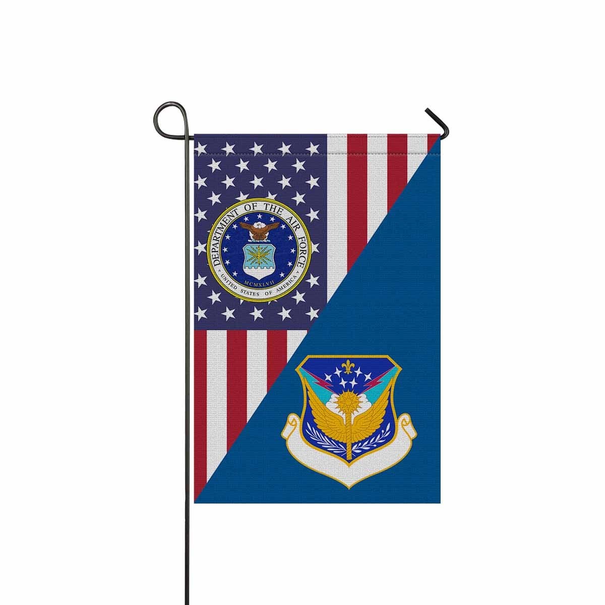 US Air Force 42d Air Division Garden Flag/Yard Flag 12 inches x 18 inches Twin-Side Printing-GDFlag-USAF-AirDivision-Veterans Nation