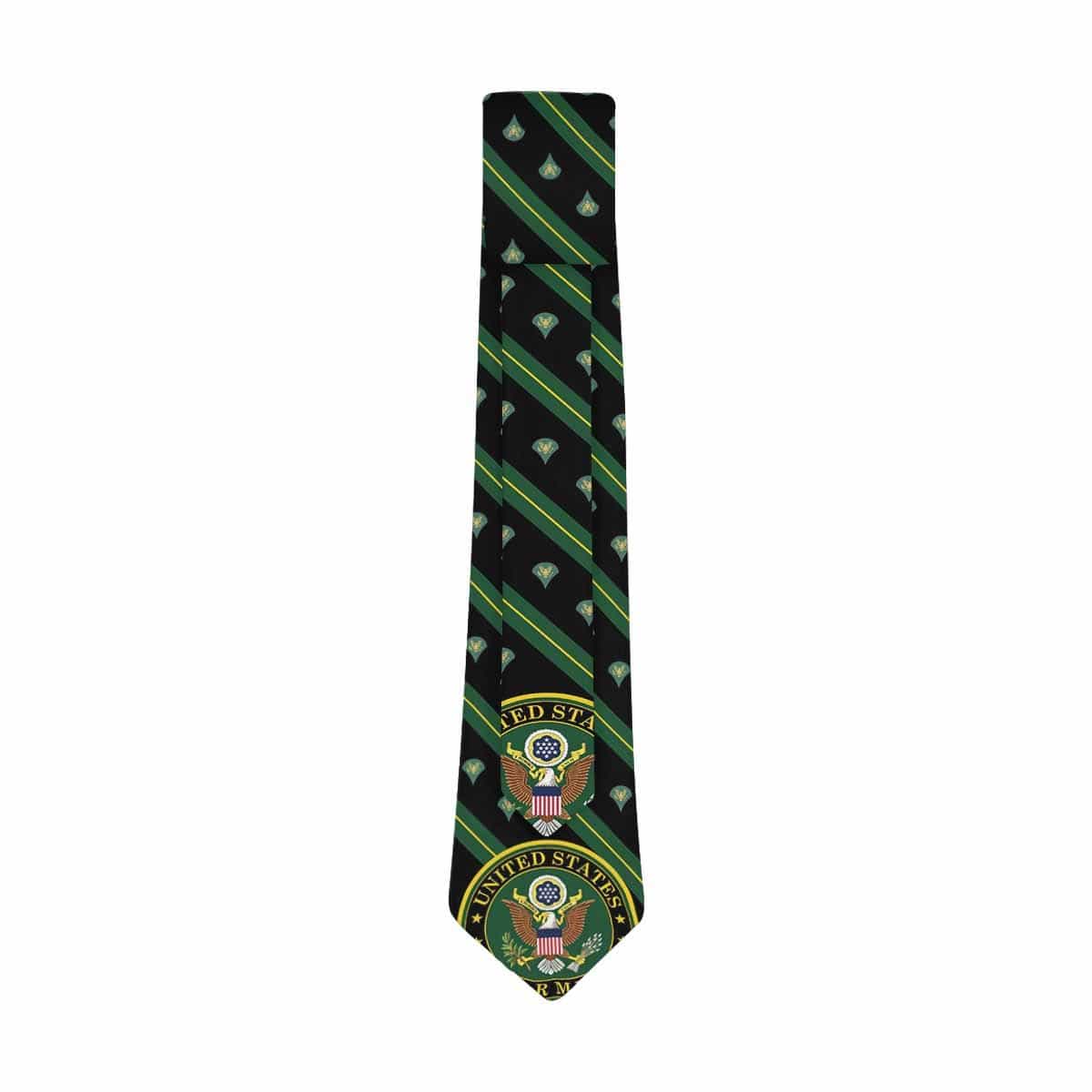 US Army E-4 SPC Classic Necktie (Two Sides)-Necktie-Army-Ranks-Veterans Nation